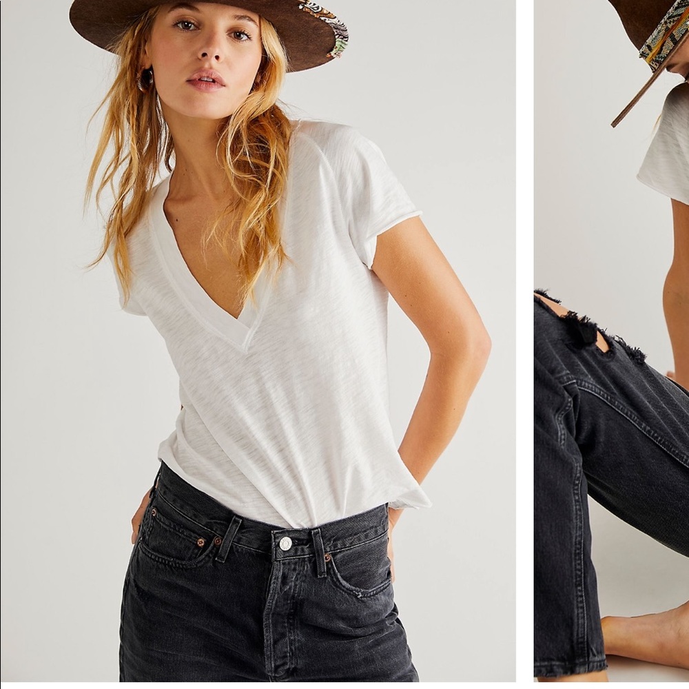 Free People We The Free Sun Valley Tee in mauve/pink worn once!